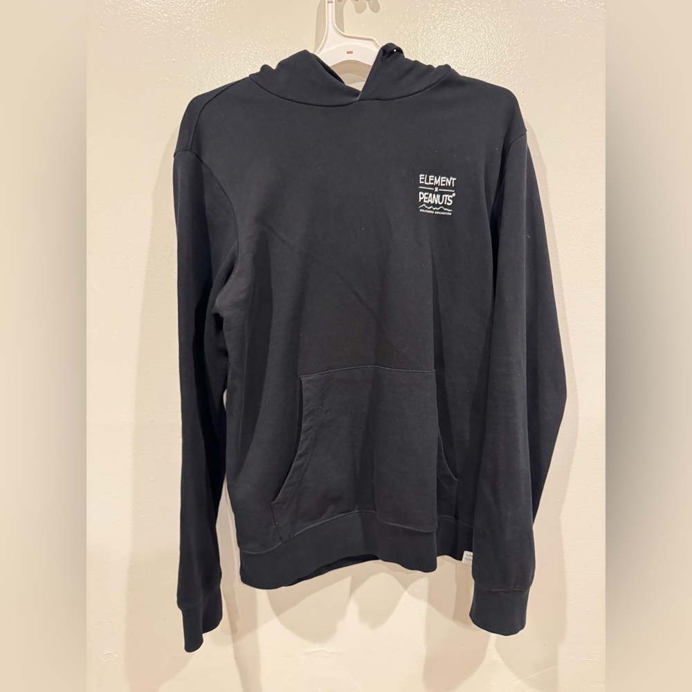 Element skateboards x peanuts hoodie black size M